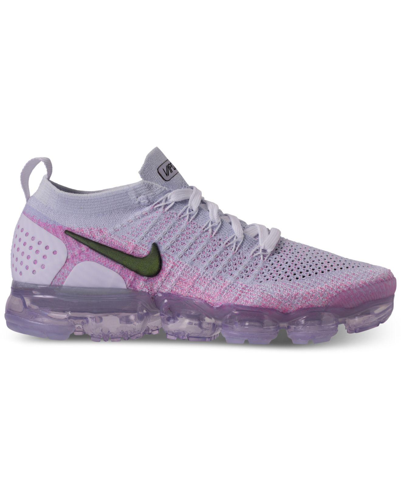 nike women's air vapormax flyknit 2 running shoes white