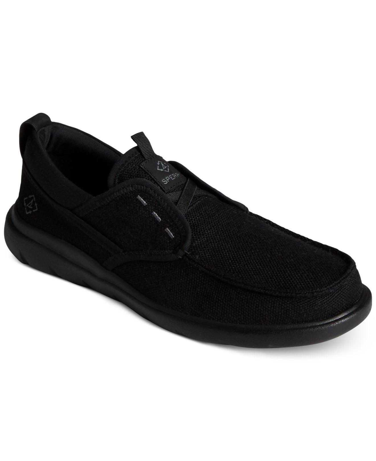 Sperry Top-Sider Seacycled? Captain's Moc Baja Boat Shoes in Black for ...