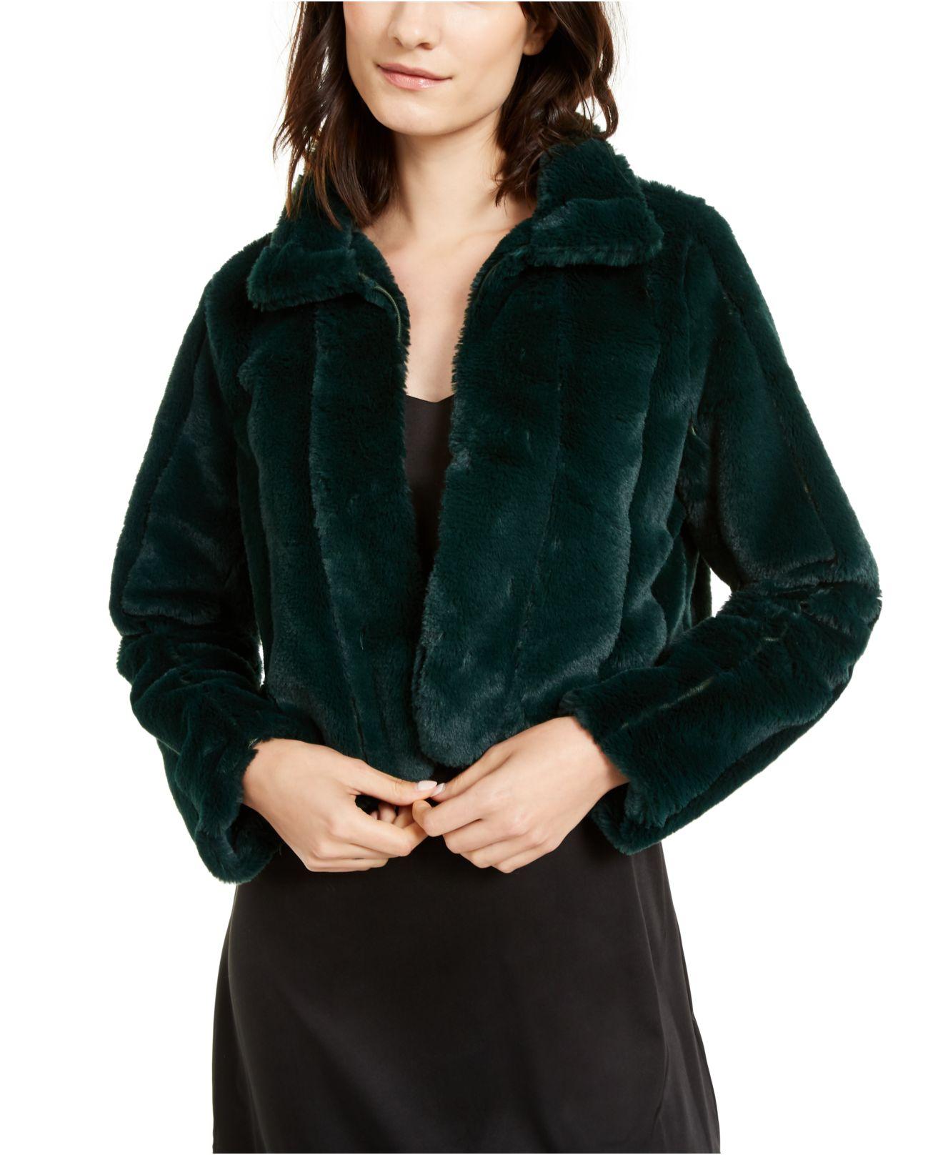 laundry shelli segal faux fur coat