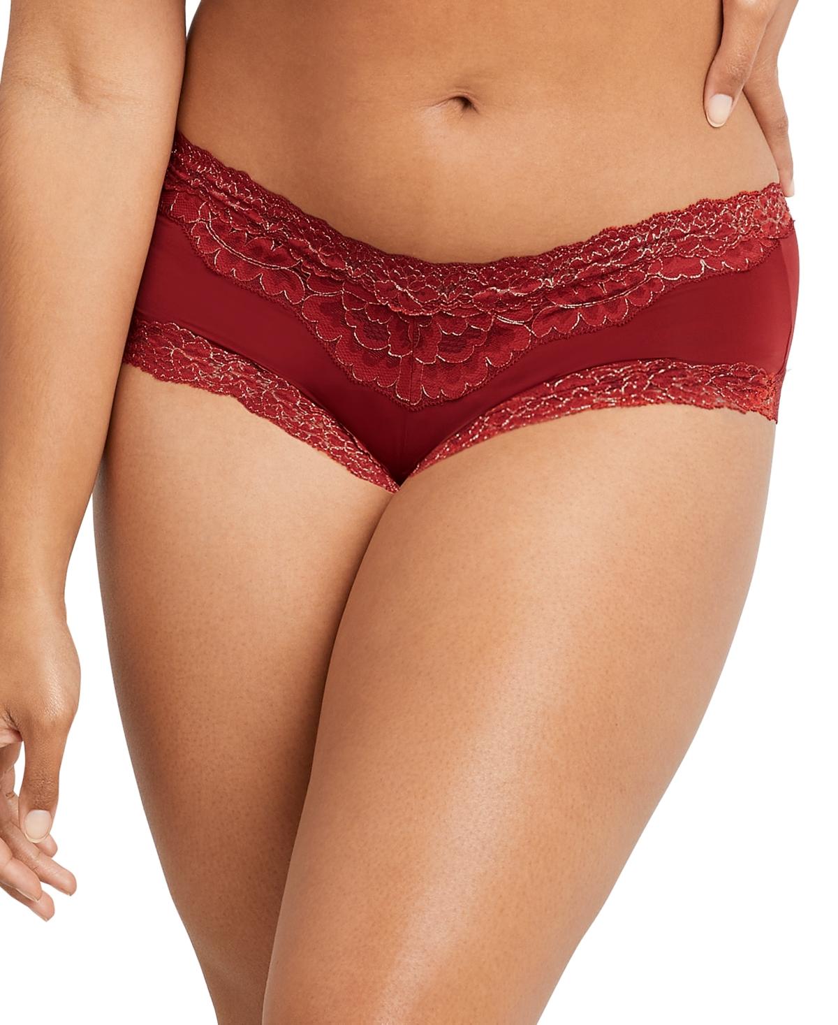 Lace Hipster Red