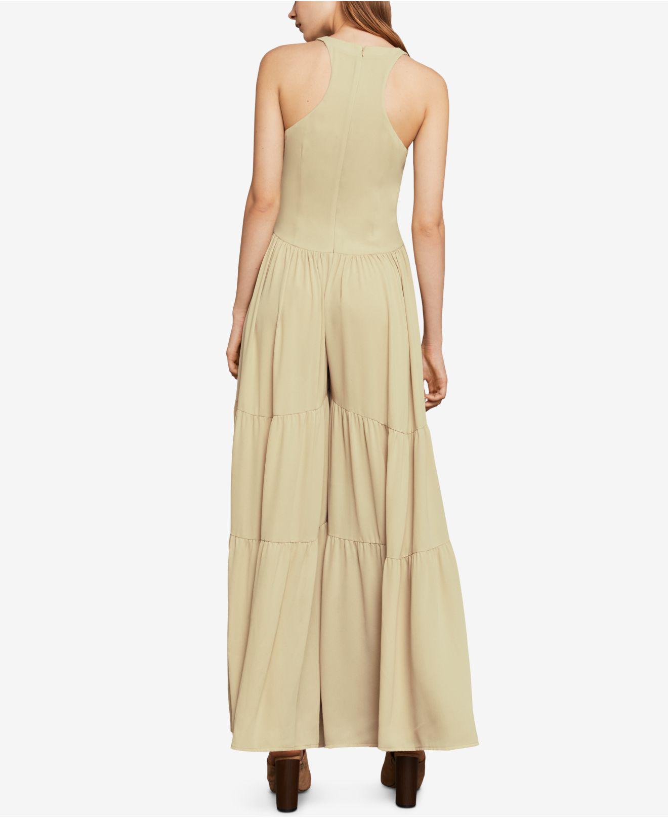 Bcbg Harvie Maxi Jumpsuit in Pale Khaki 