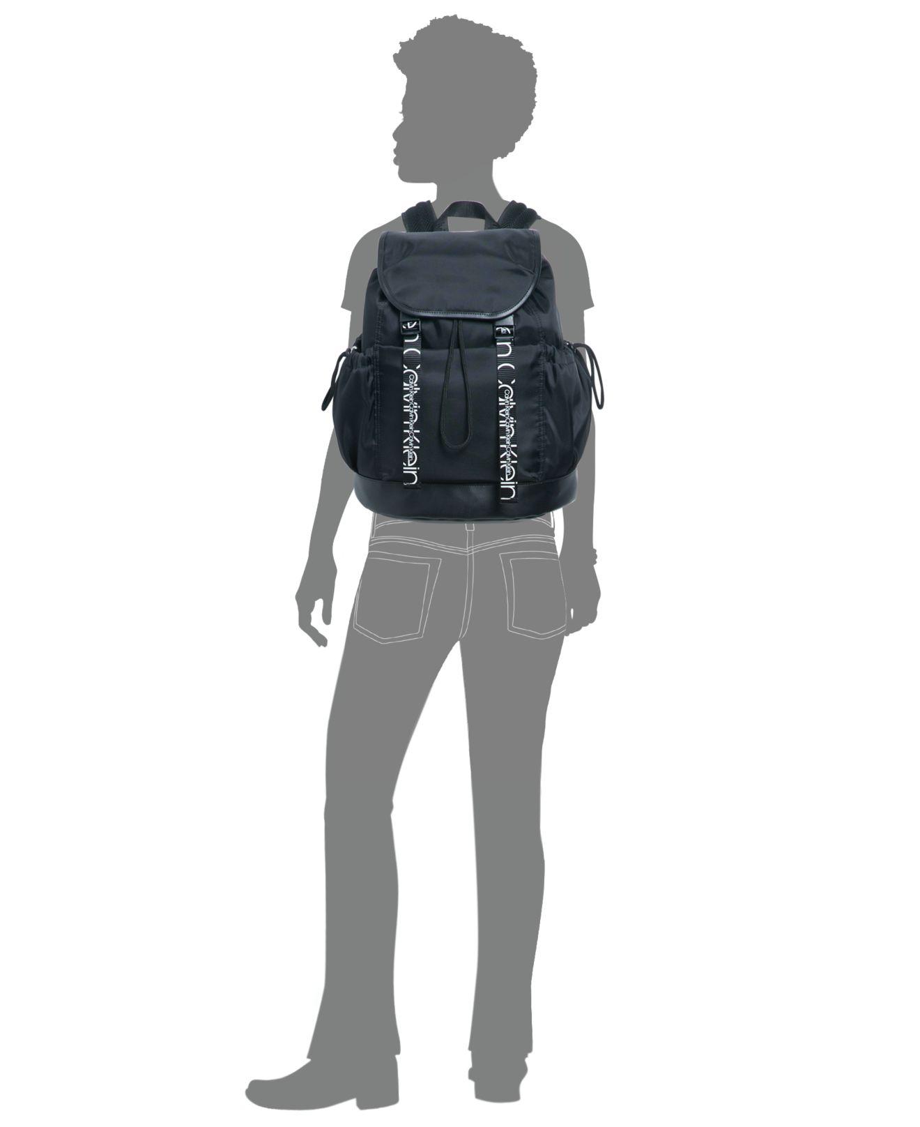 calvin klein hebe nylon backpack