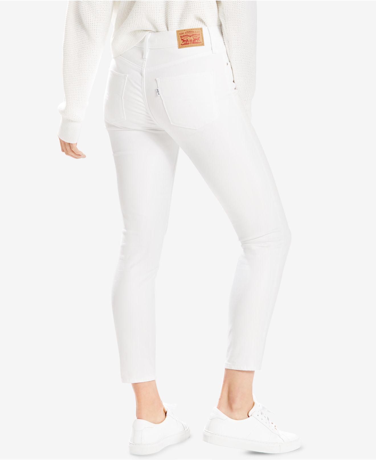 levi's 311 shaping skinny white