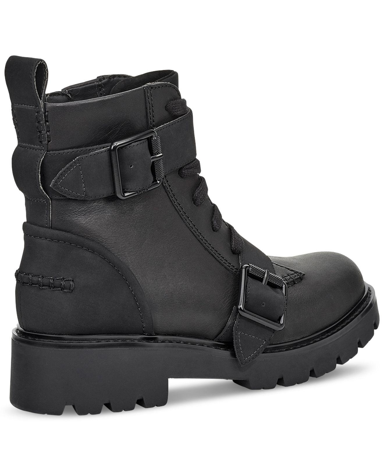 UGG Leather Noe in Black Leather (Black) - Save 62% | Lyst