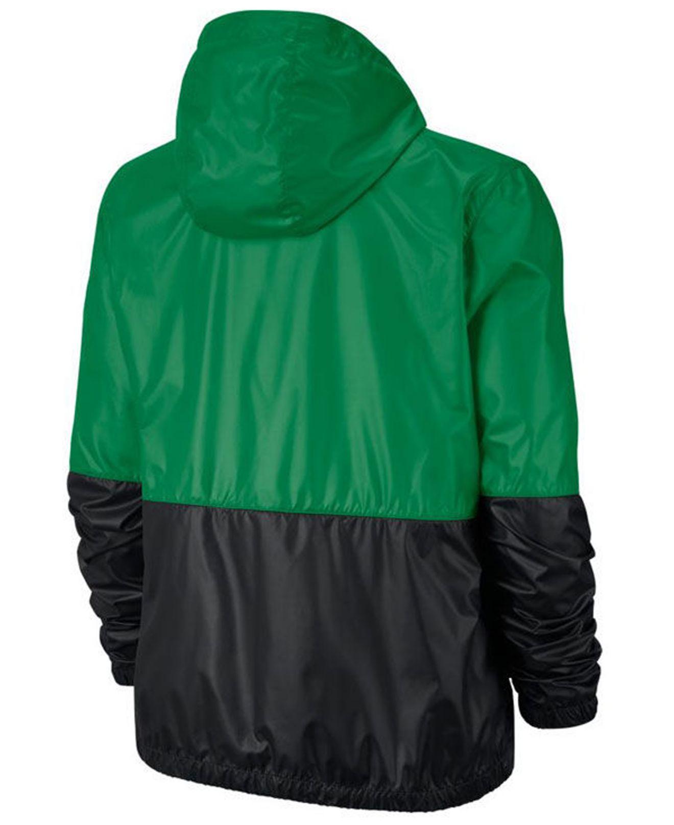 green and black nike jacket