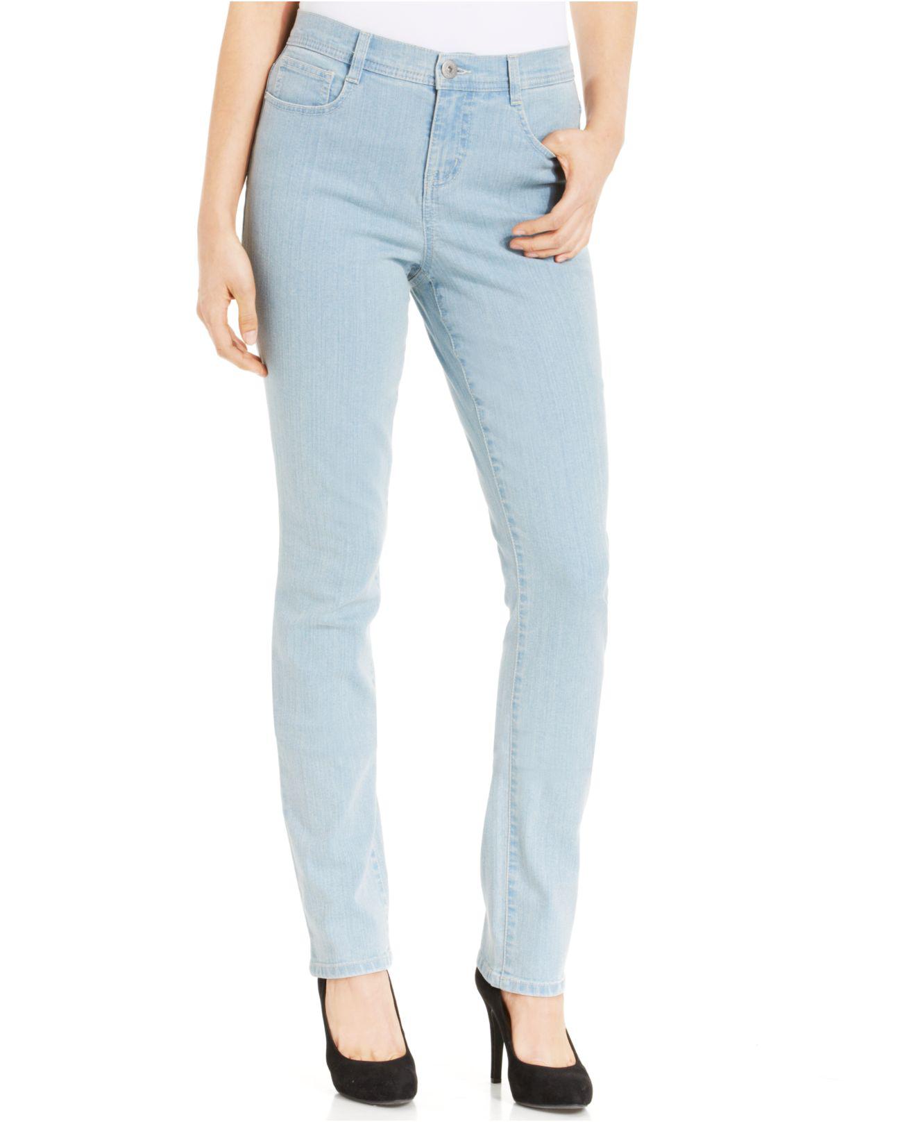Style /& Co Tummy Control Slim-Leg Jeans,