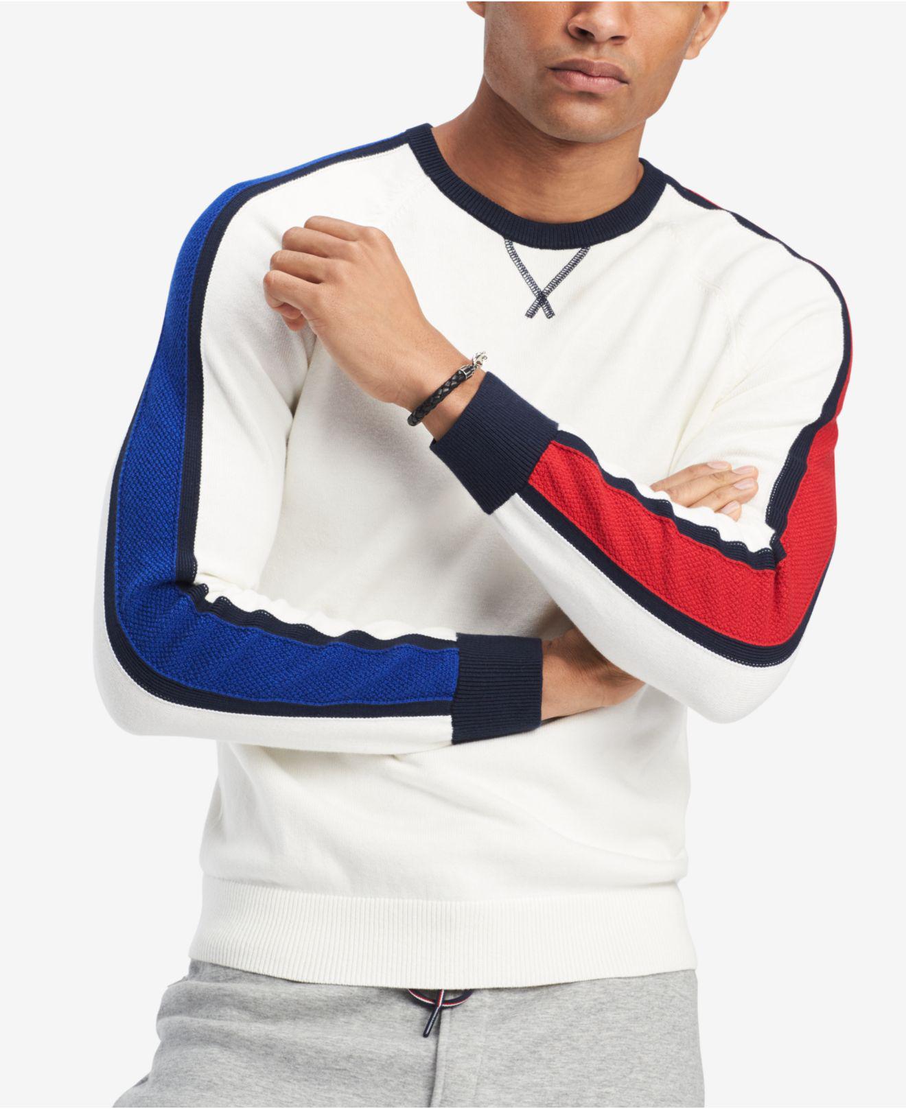 Colorblocked Raglan-sleeve Sweater 