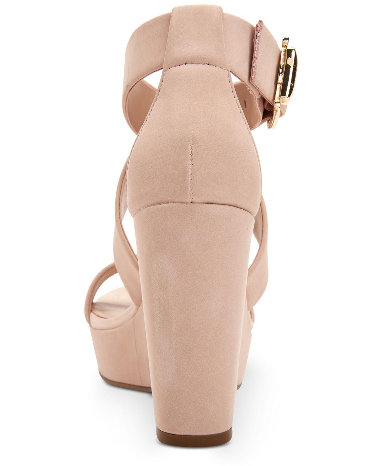 bcbgeneration jae platform wedge sandals