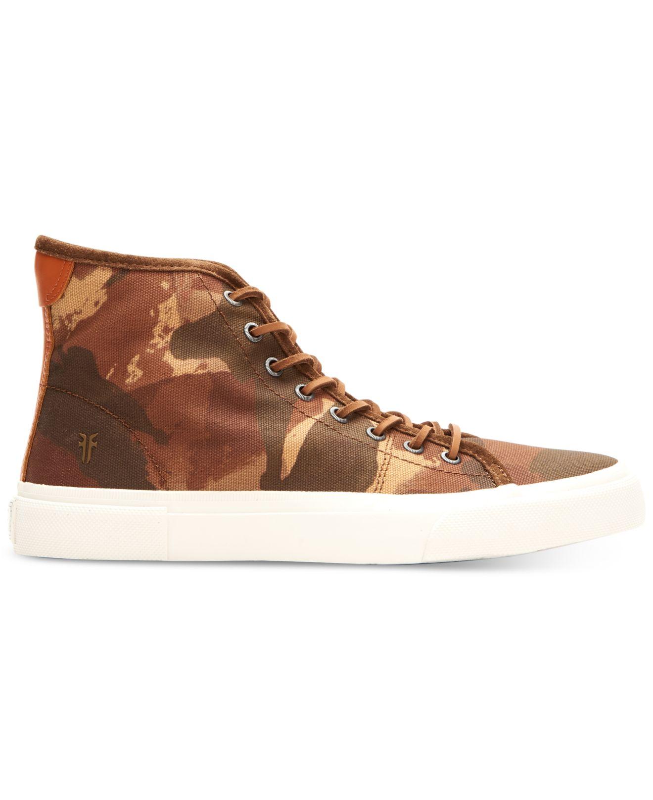 Frye Ludlow High-top Sneakers in Brown 