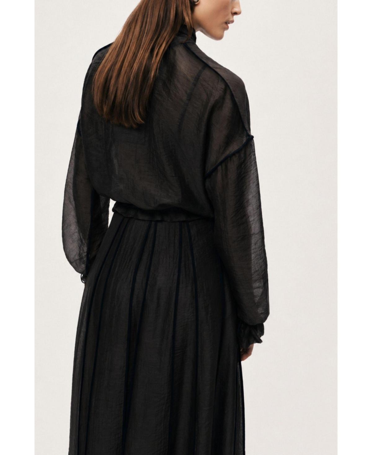 black sheer jacket for evening dress Embellished Sheer Jacket in Black