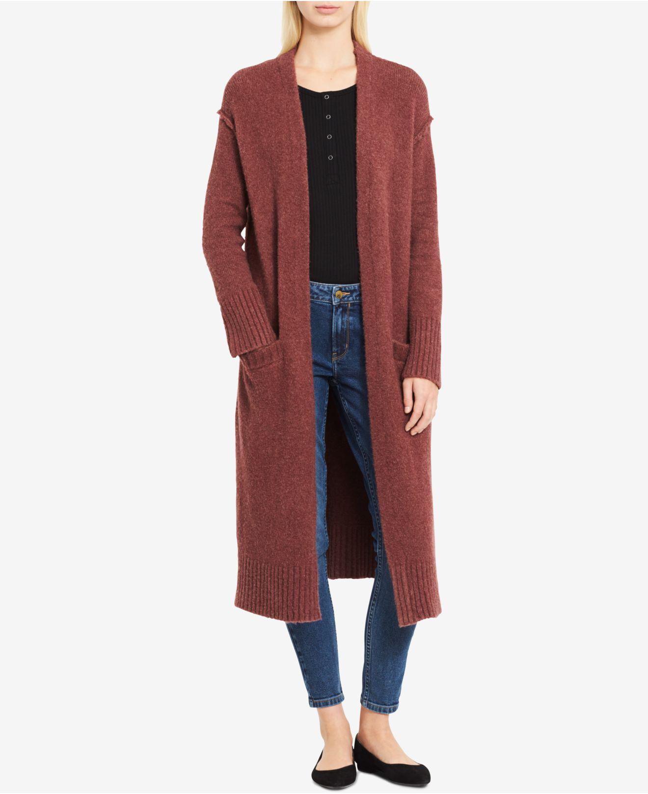 calvin klein long cardigan
