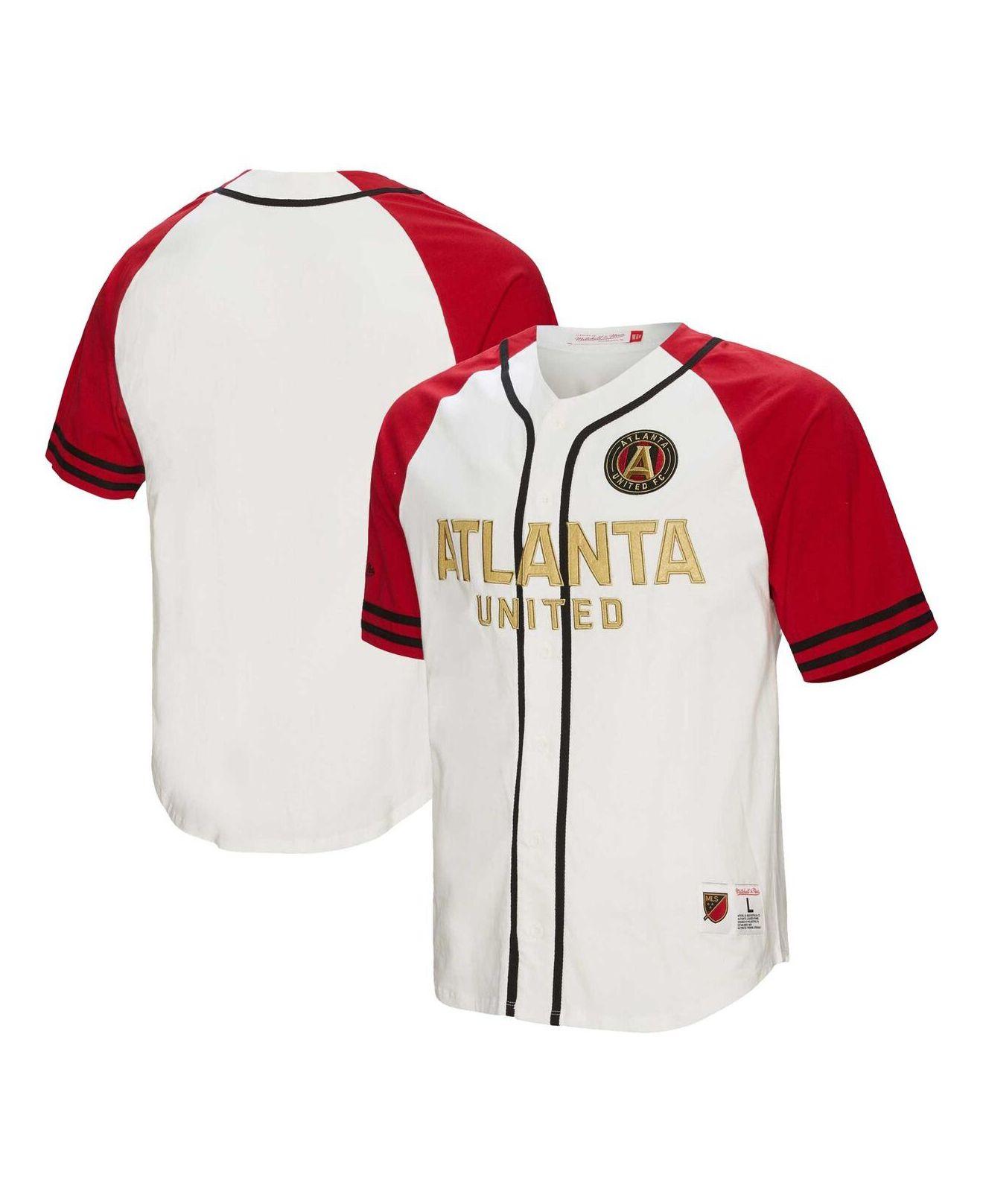 Mitchell & Ness White Atlanta United Fc Practice Day Jersey in Red for Men