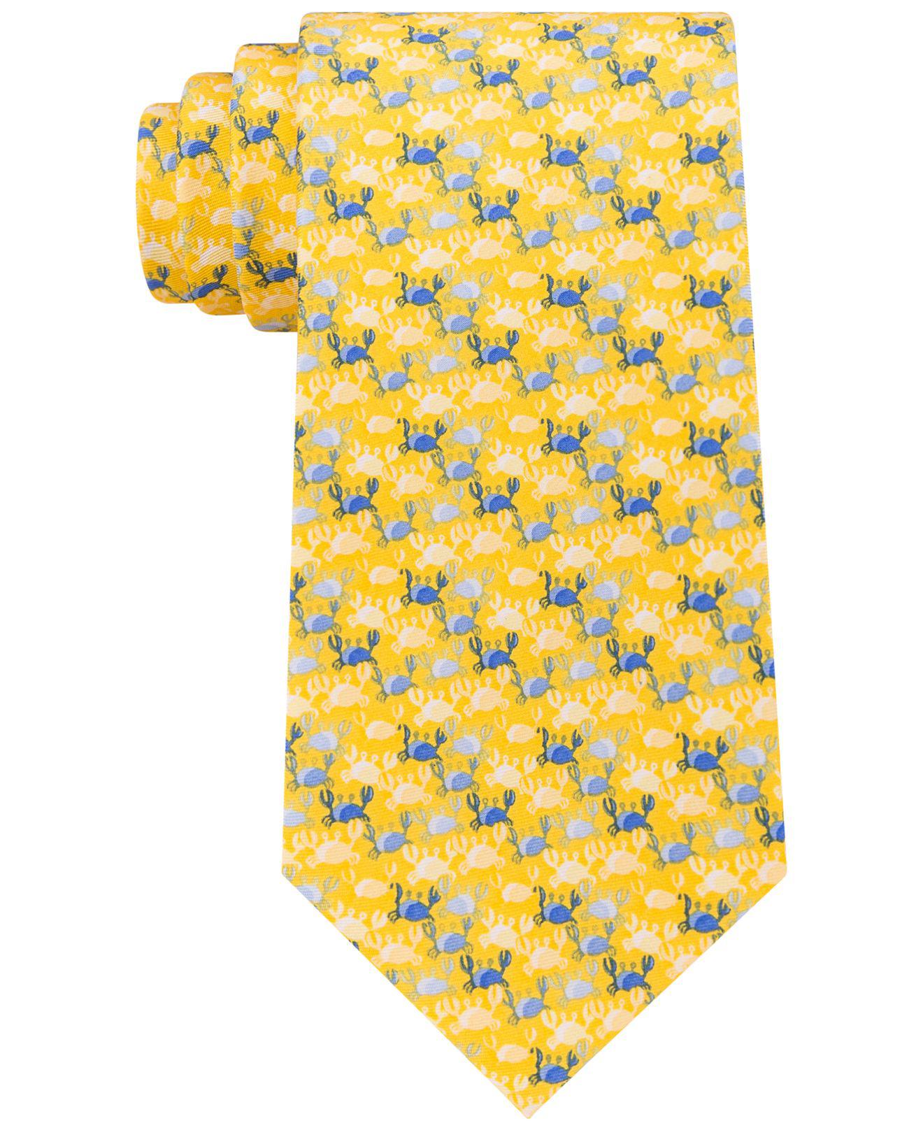 tommy hilfiger yellow tie