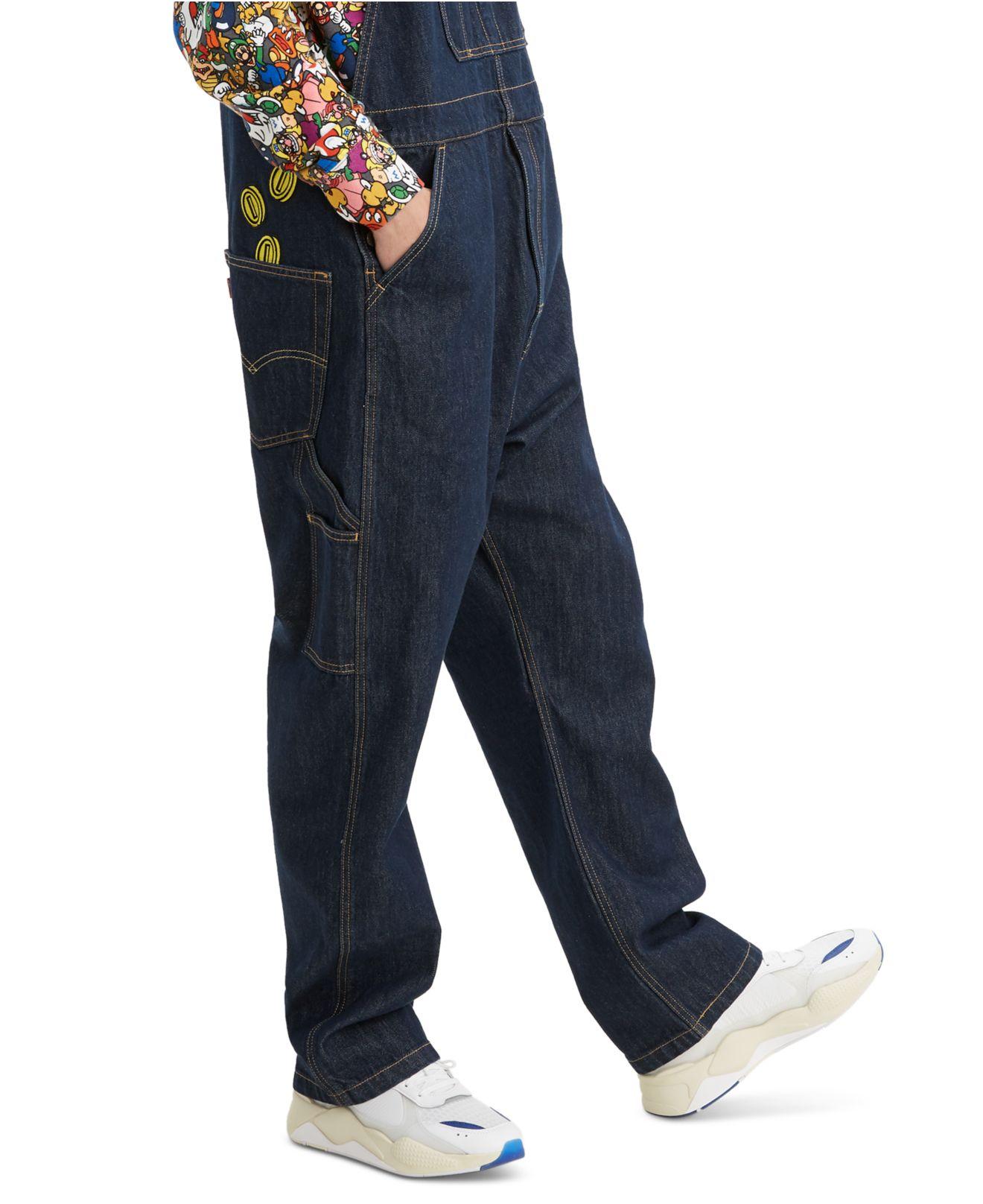 Cotton Nintendo Super Mario Overalls 