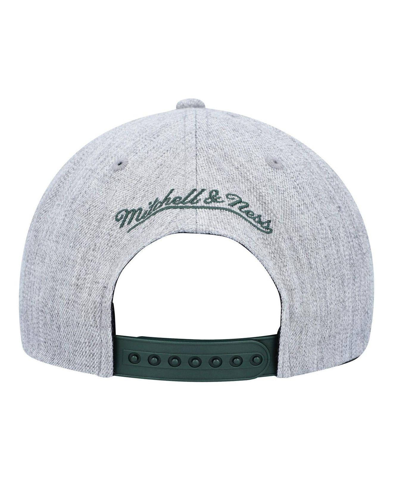 Lids Milwaukee Bucks Mitchell & Ness Two-Tone Wool Snapback Hat