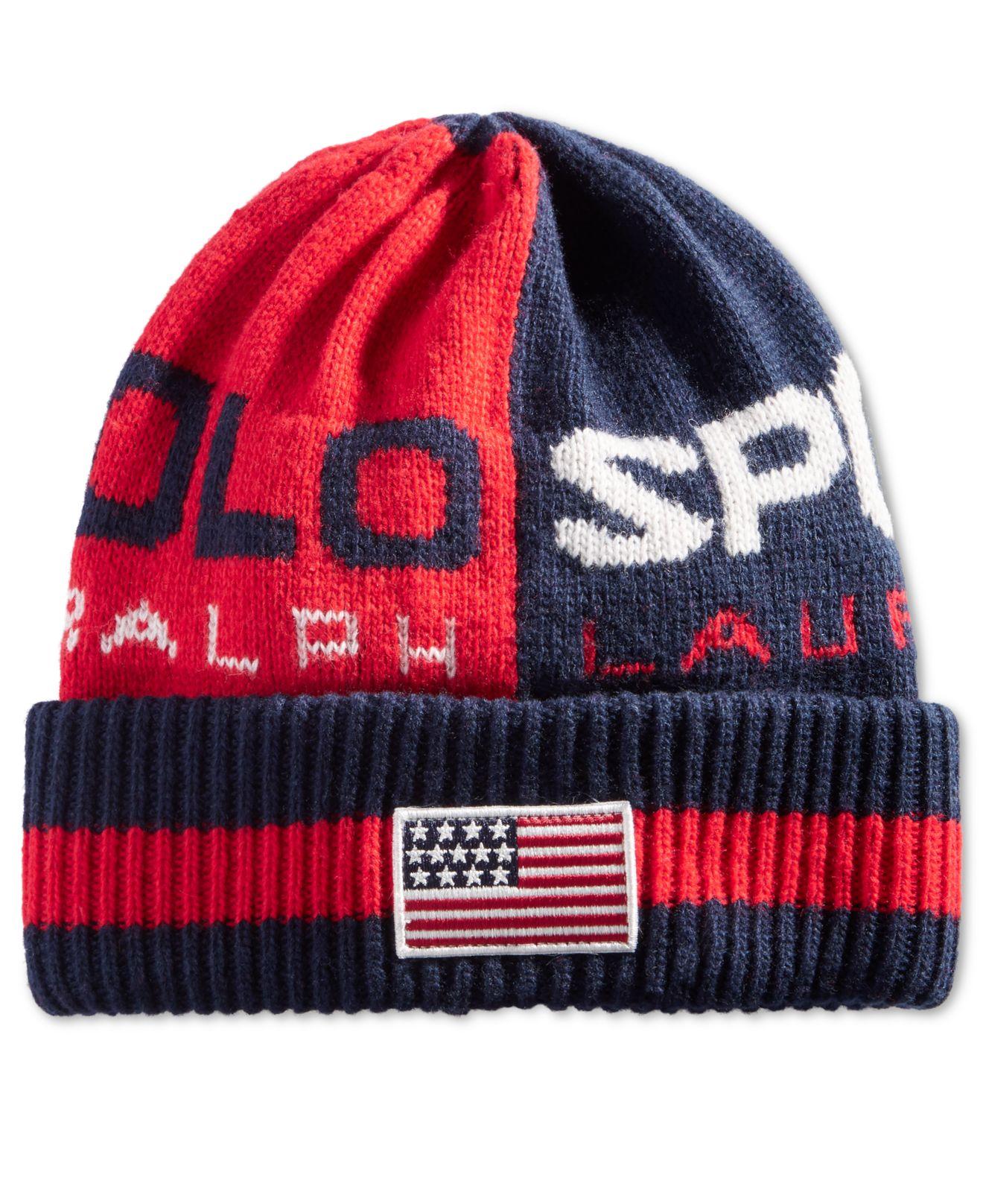 macys polo beanie