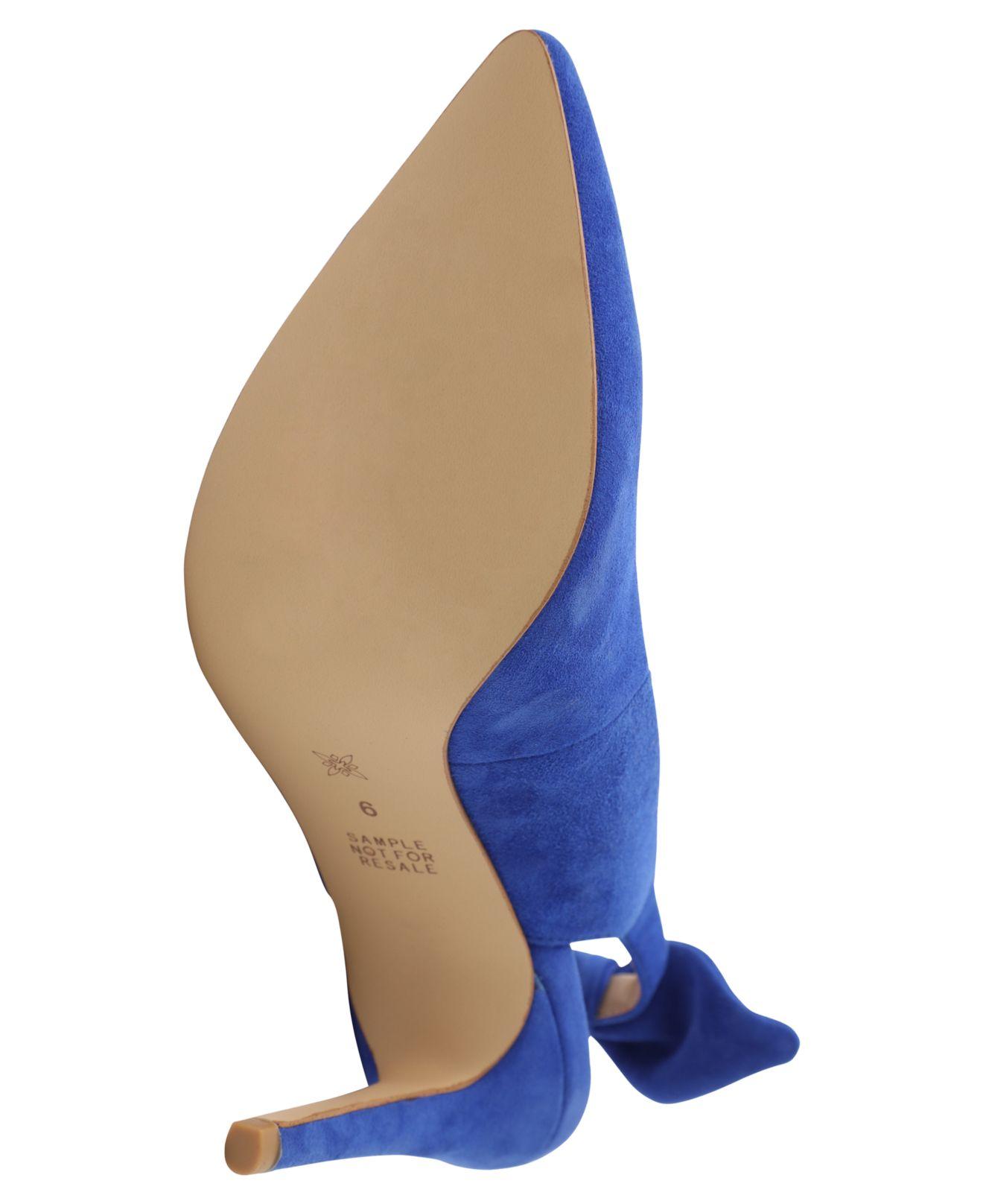 macys royal blue shoes