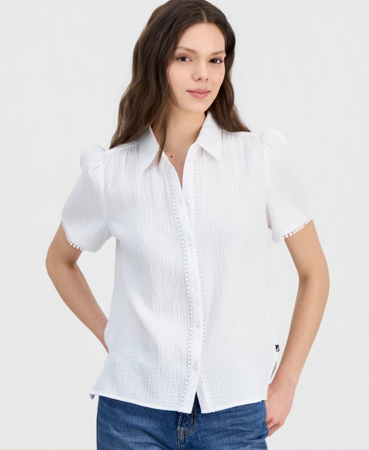 nautica white dress shirt Mens Classic Button-down-shirts, Bright White., XX-Large US : Clothing, Shoes & Jewelry Cut from stretch cotton Nautica Men's Dress Shirt 16