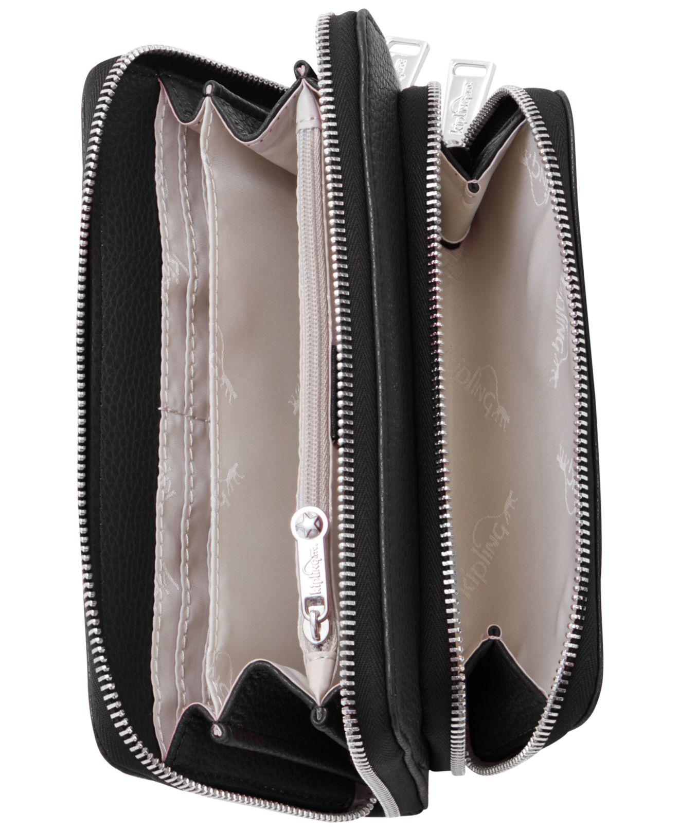 Kipling Leather Stella Wallet in Black Lyst