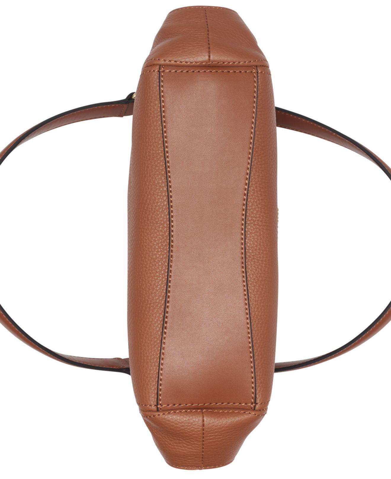 calvin klein melanie pebble satchel