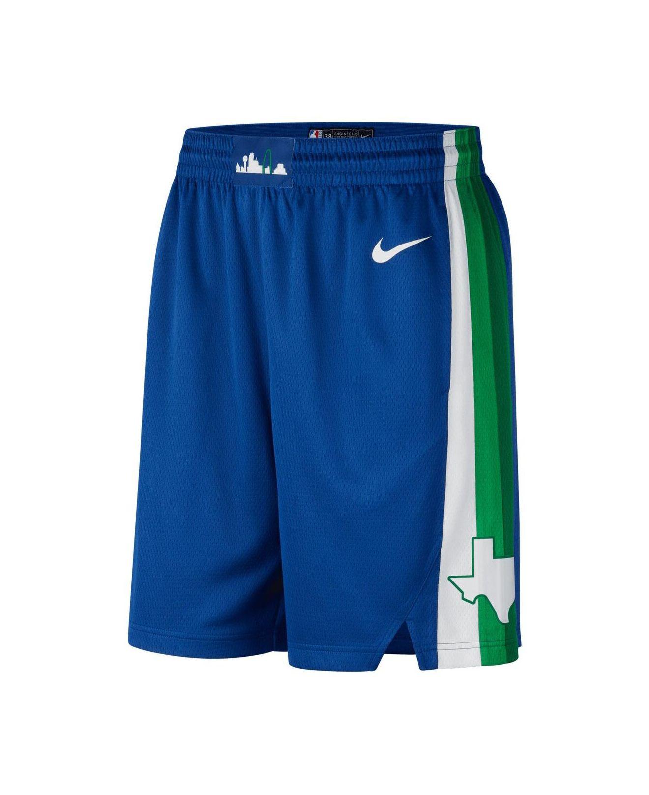 Nike Blue Dallas Mavericks 2022/23 City Edition Swingman Shorts for Men ...
