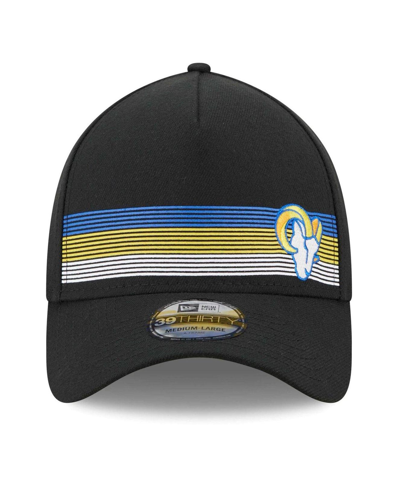 Men's New Era Black Los Angeles Chargers 2023 NFL Training Camp Team  Colorway 39THIRTY Flex Fit Hat