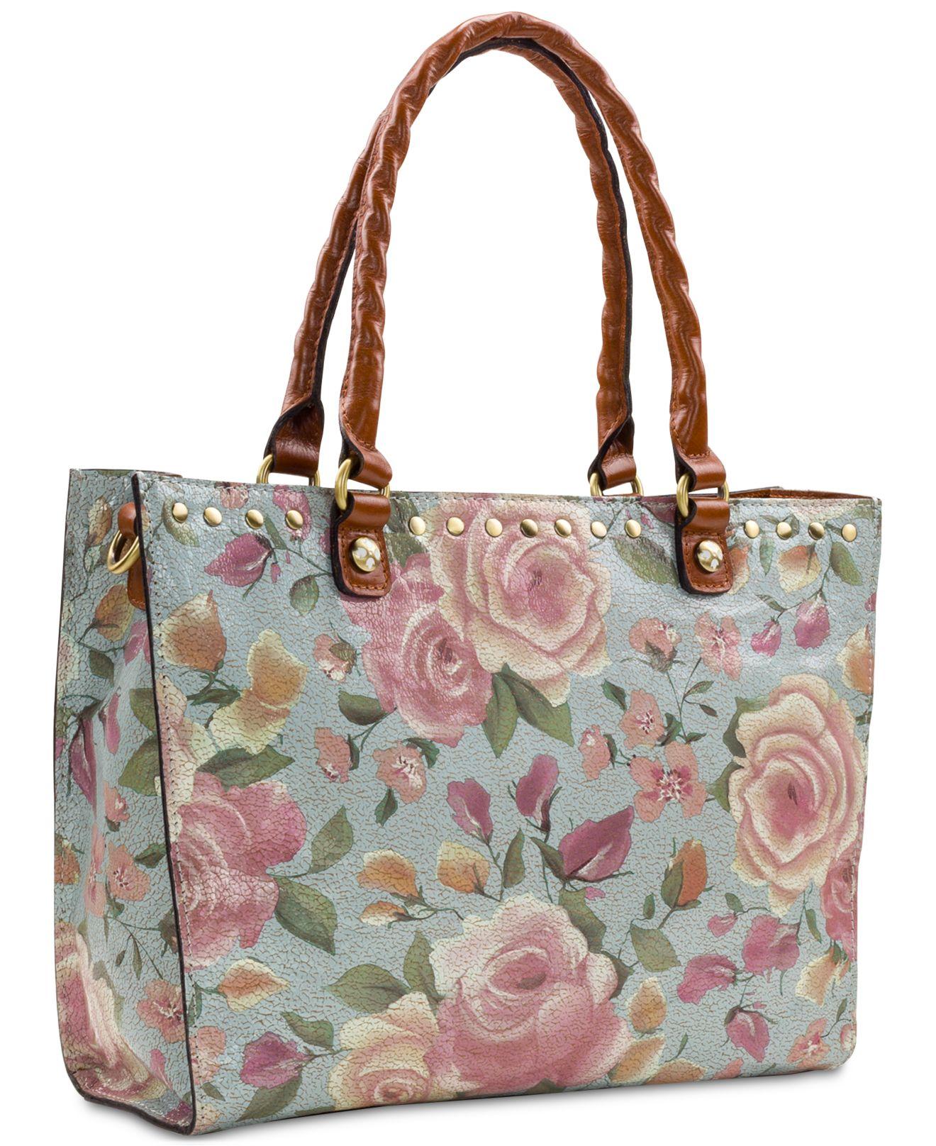 Patricia Nash Zancona Crackled Rose Garden Tote Lyst