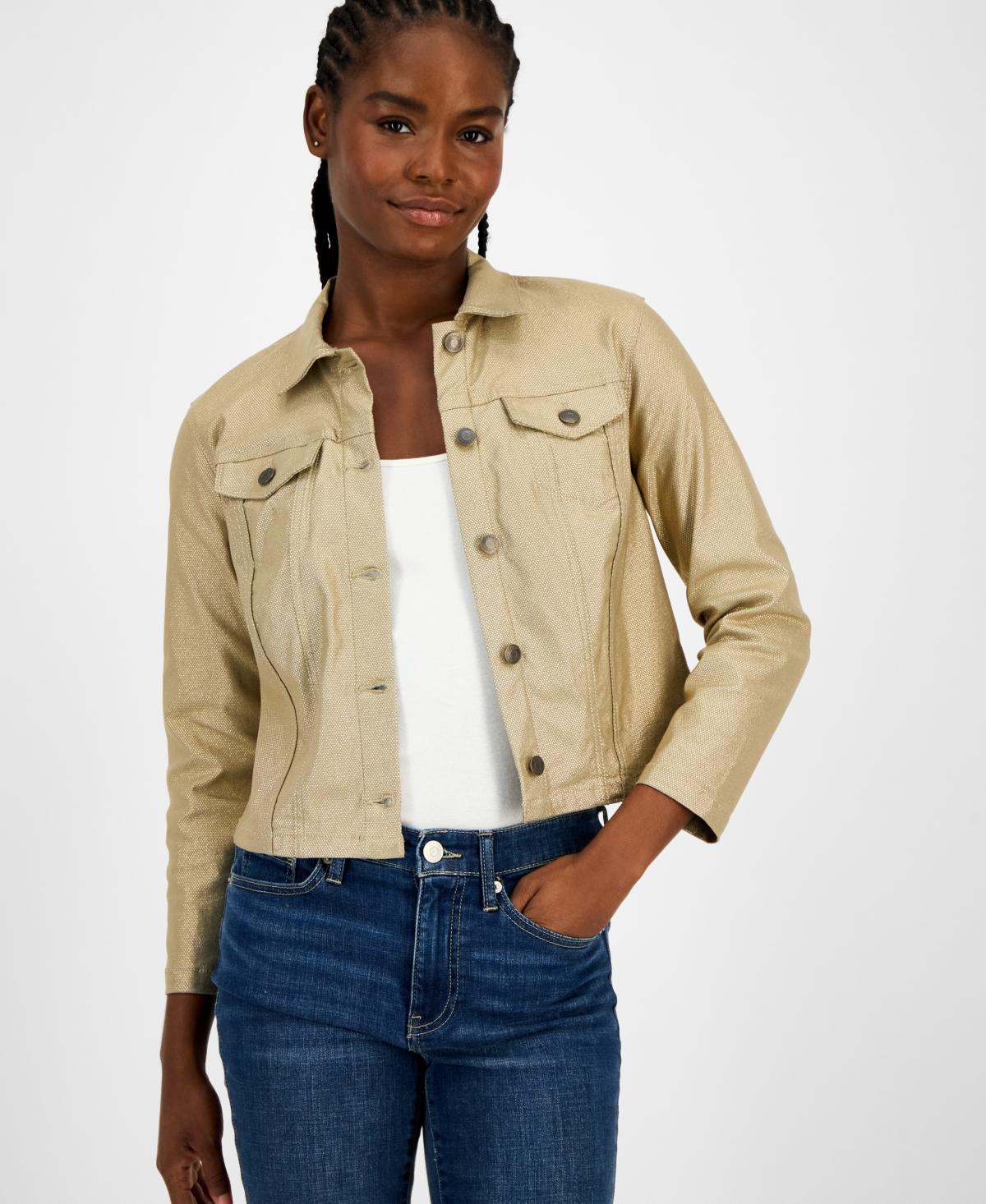 Cotton Jacket Tommy Jeans Jacke Beige Tommy Hilfiger Jackets For