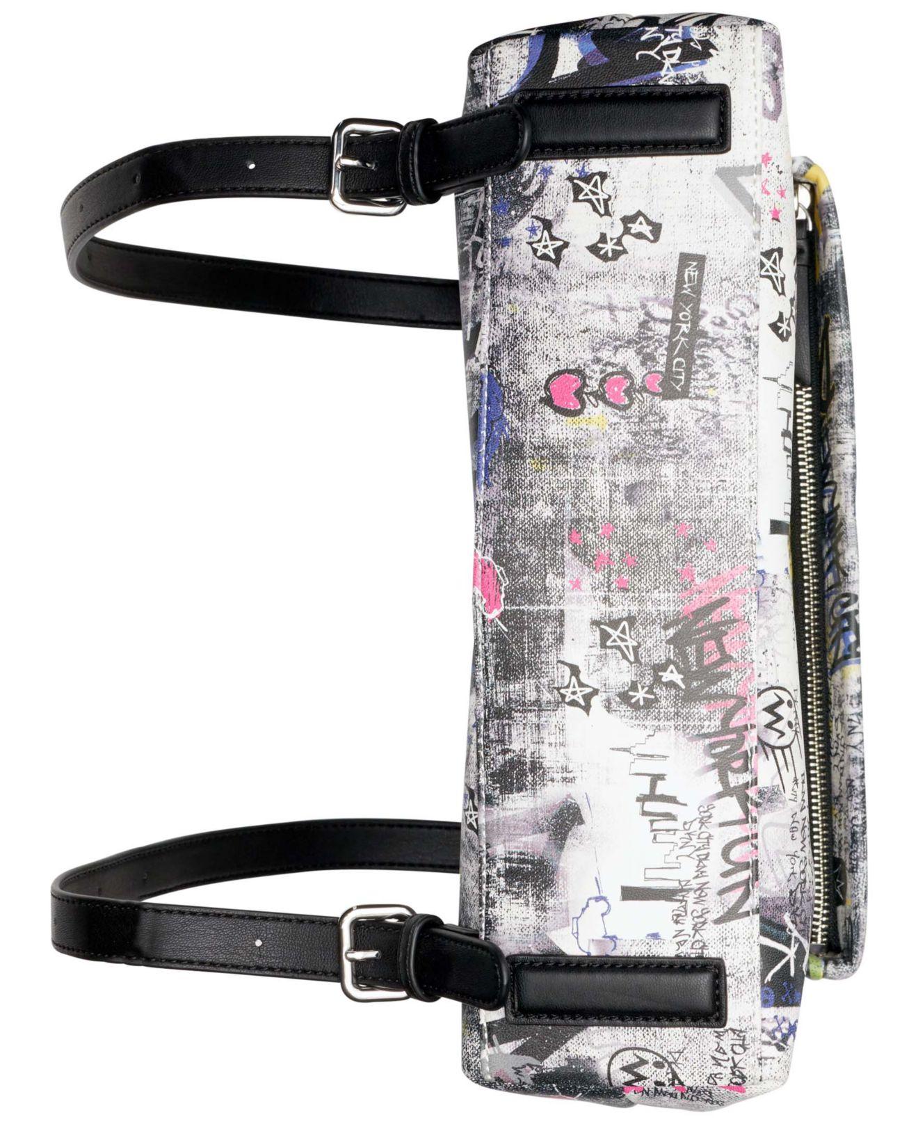 DKNY Tilly Graffiti Foldover Backpack Lyst