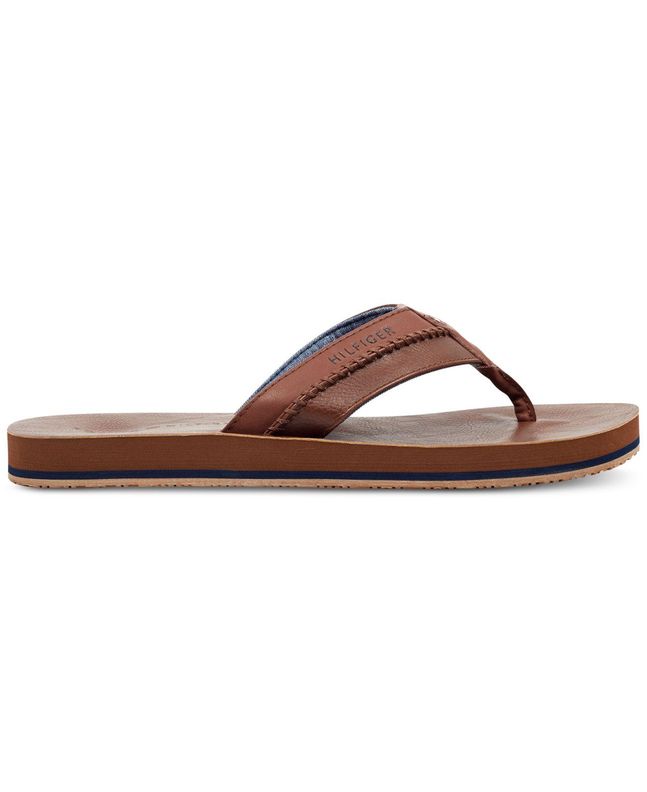 tommy hilfiger men's dilly thong sandals