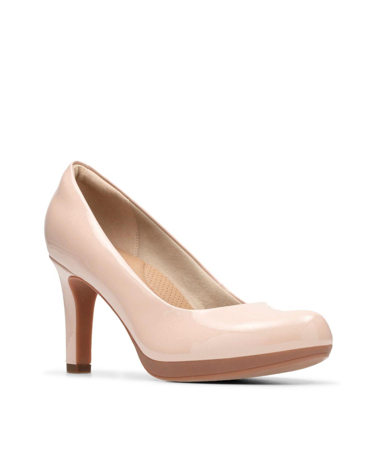 clarks pink pumps