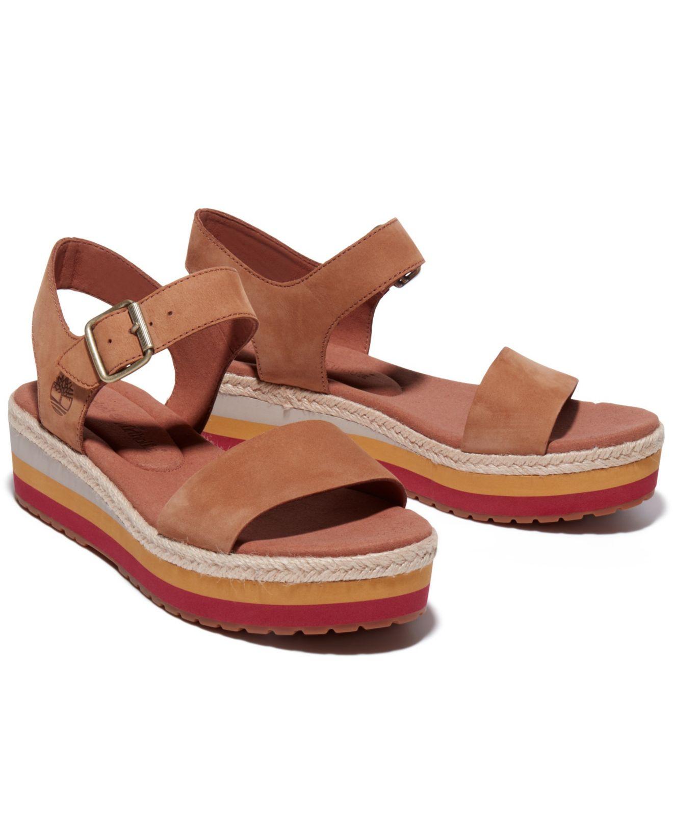Timberland Santorini Sun 2 Ankle-strap Sandals in Brown | Lyst