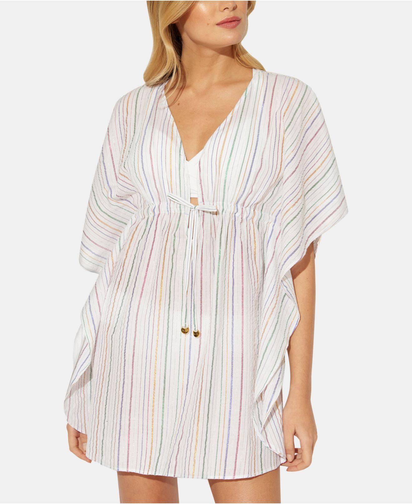 white caftan cover up