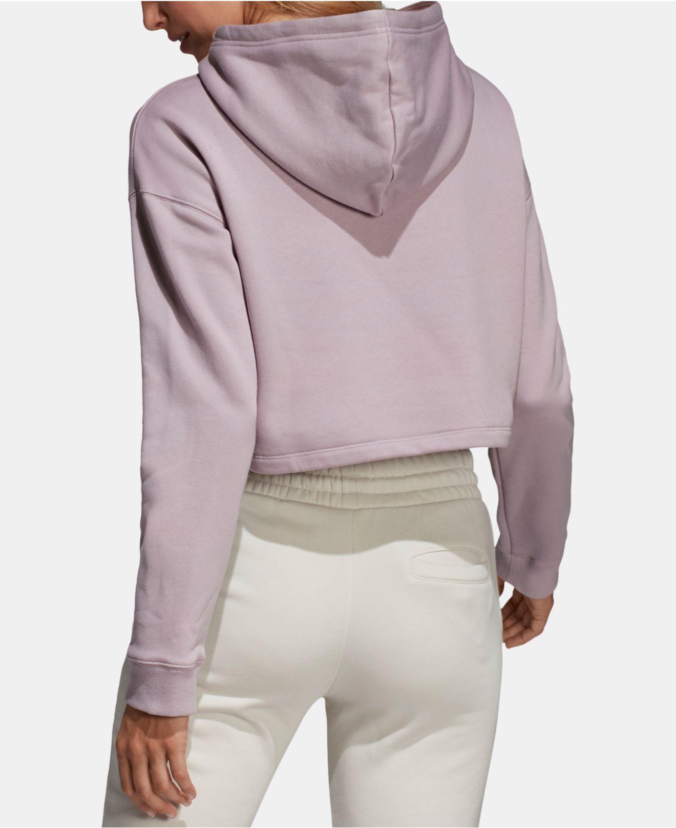 adidas bossy 90s cropped hoodie