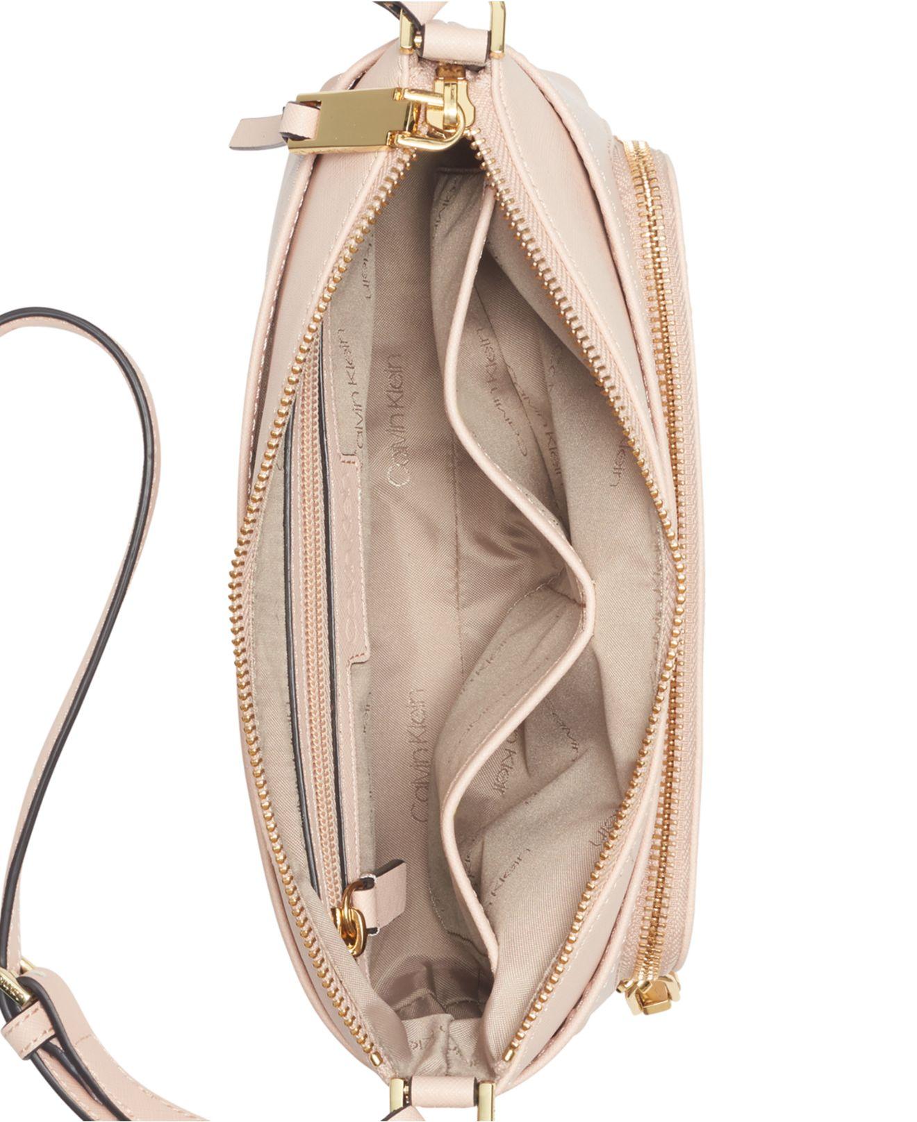lily saffiano leather crossbody