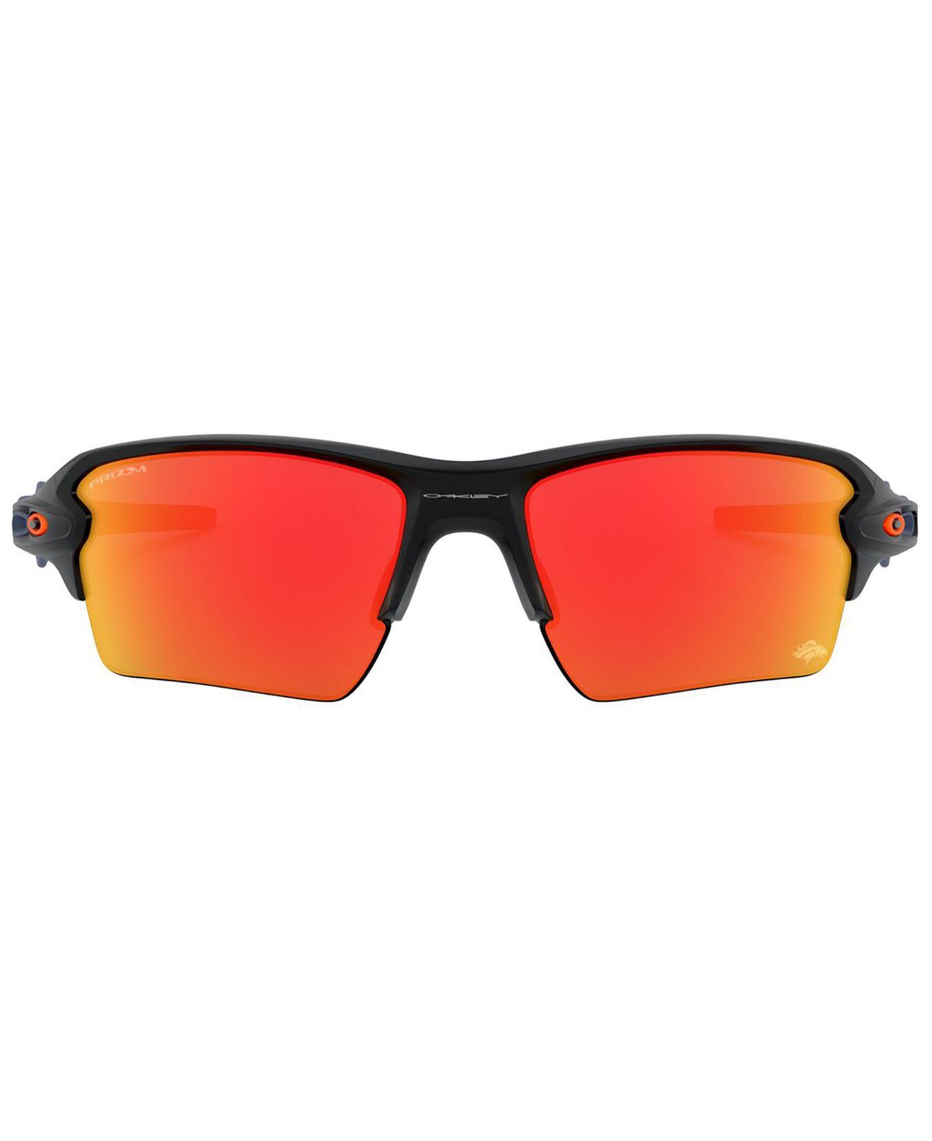 Oakley Nfl Collection Sunglasses, Denver Broncos Oo9188 59 Flak 2.0 Xl