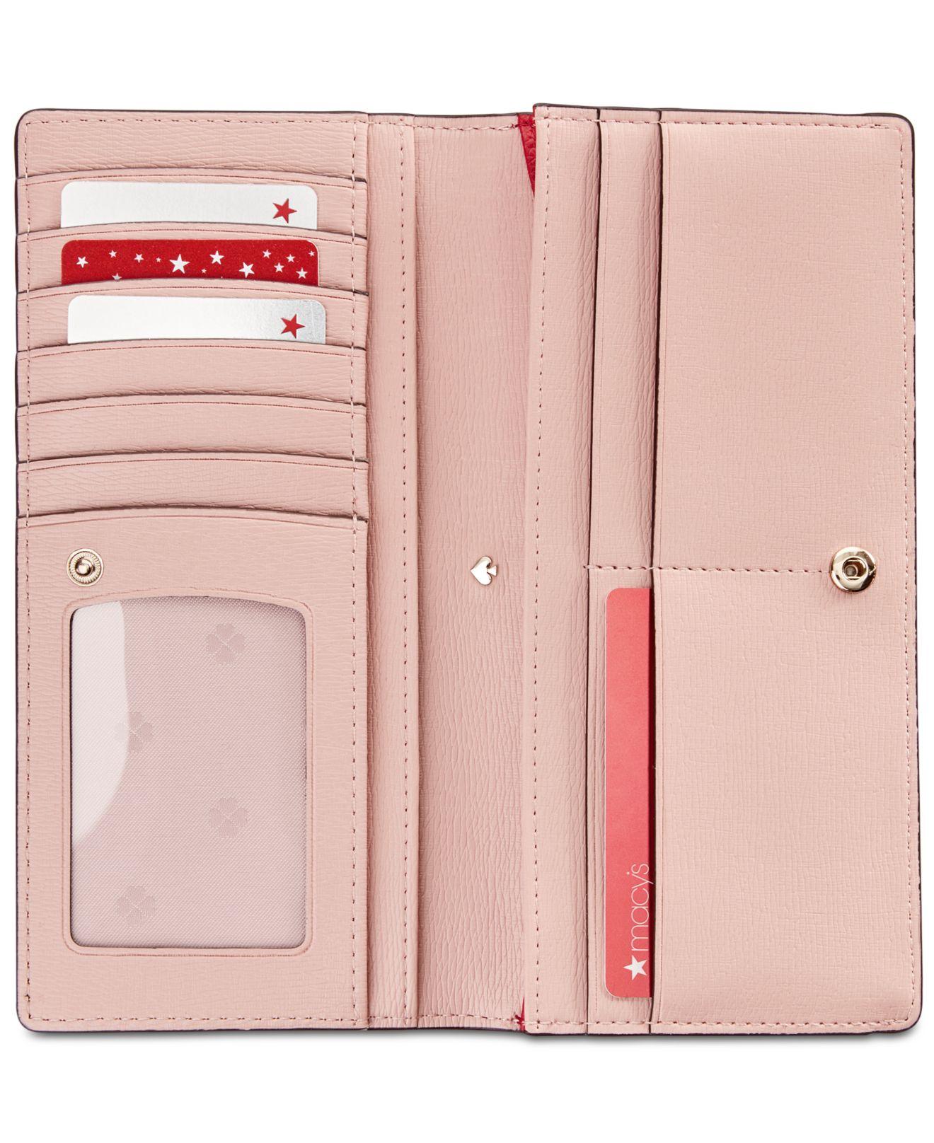 margaux pebble leather bifold continental wallet