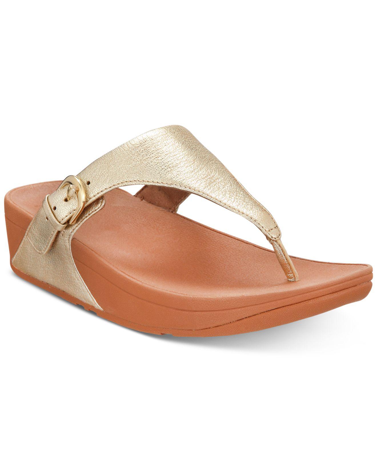 toe thong wedge sandals