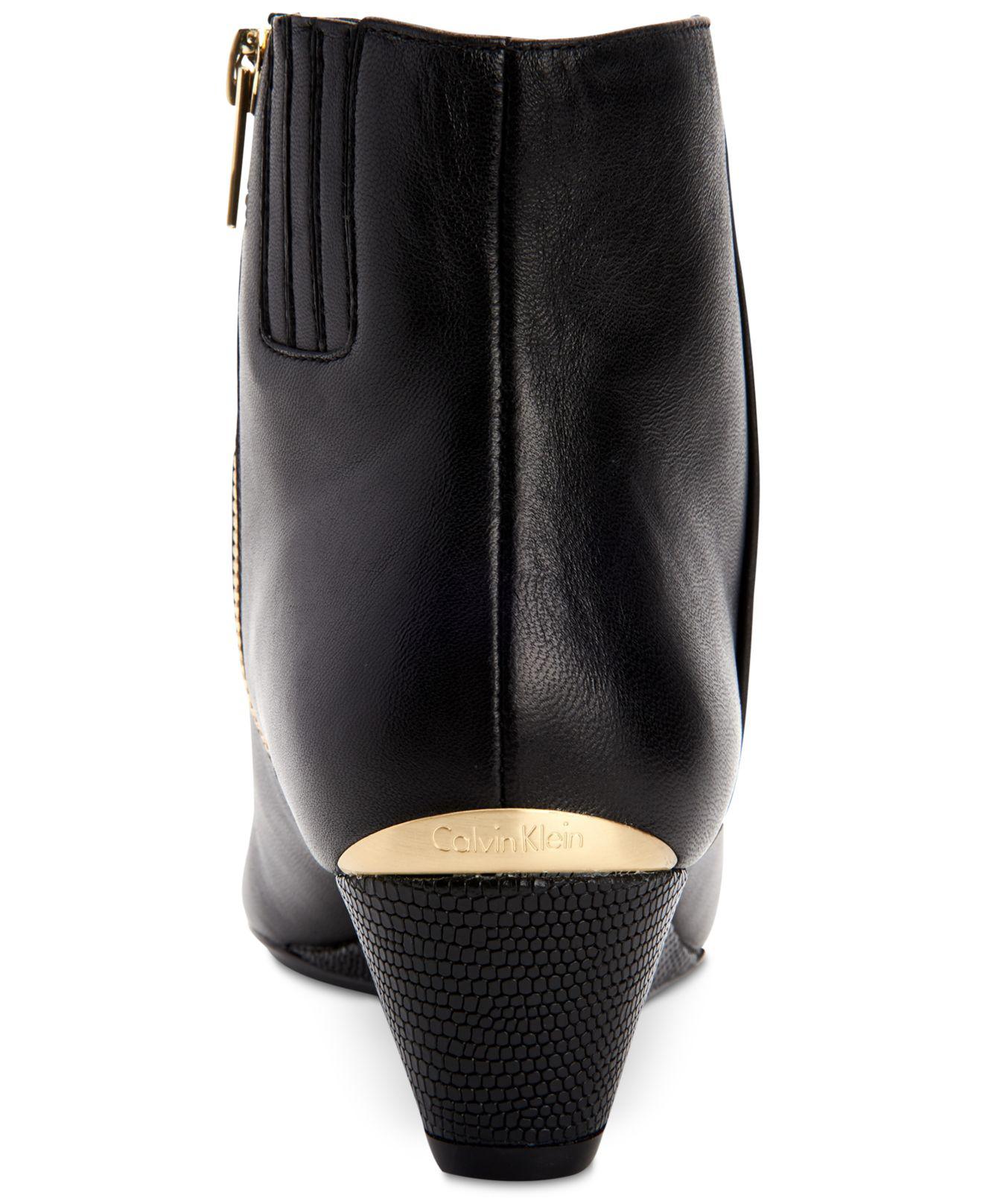 calvin klein gael booties