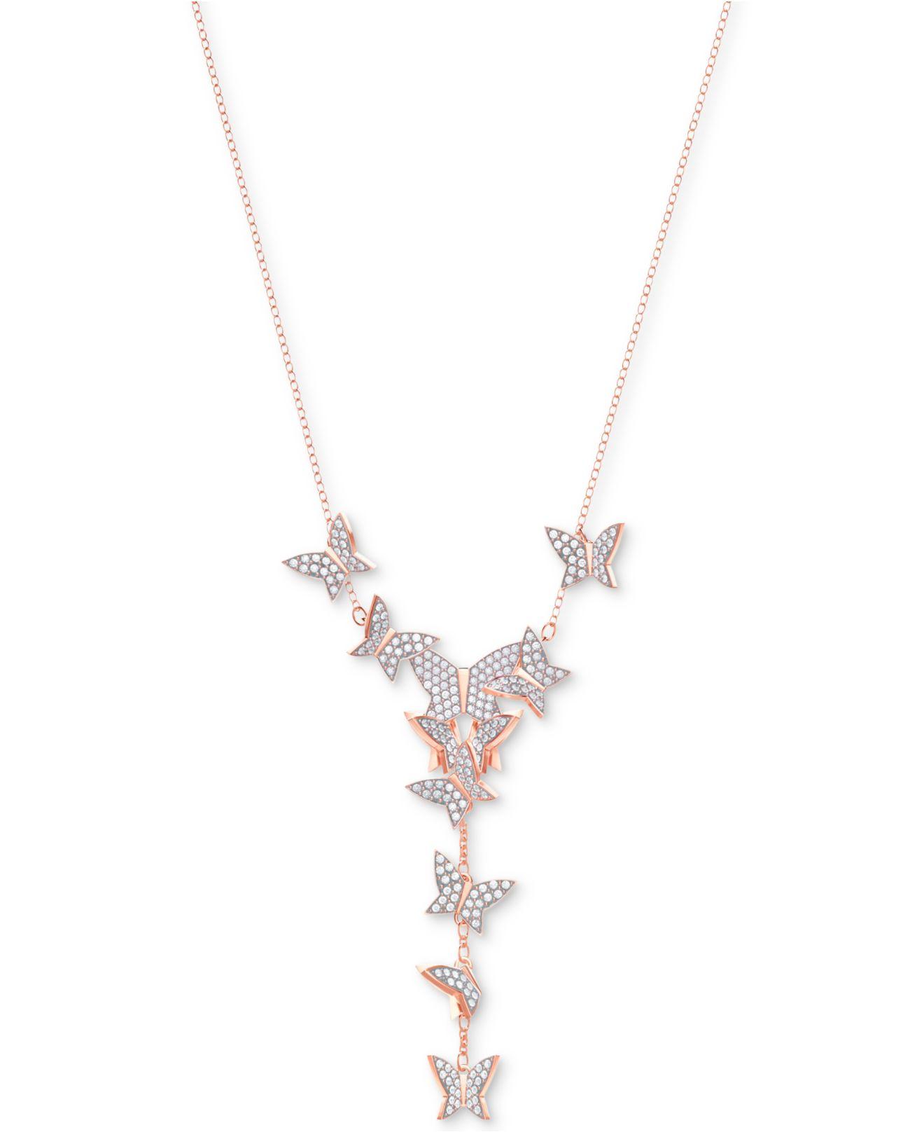 1pc Butterfly Decor Y Lariat Necklace