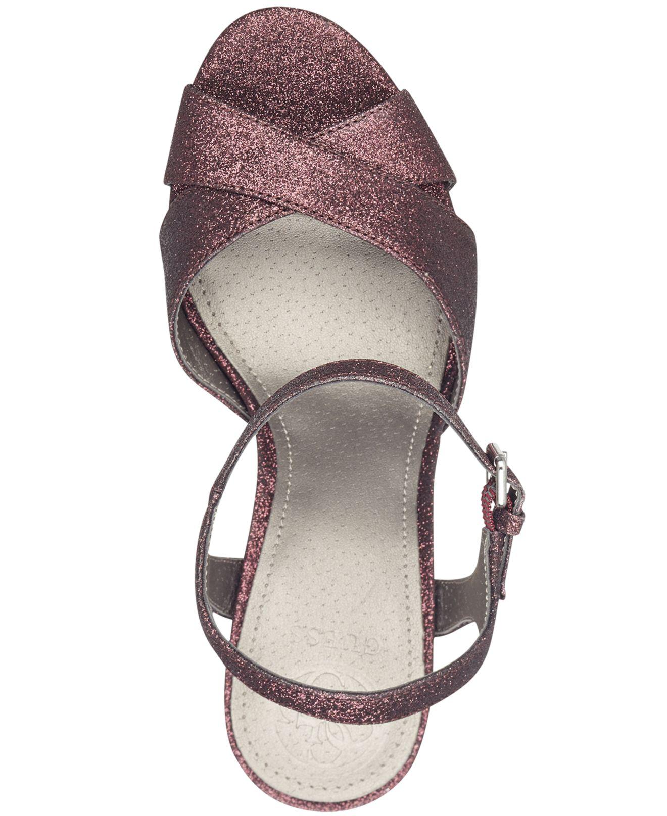 guess women's jordie dress sandals