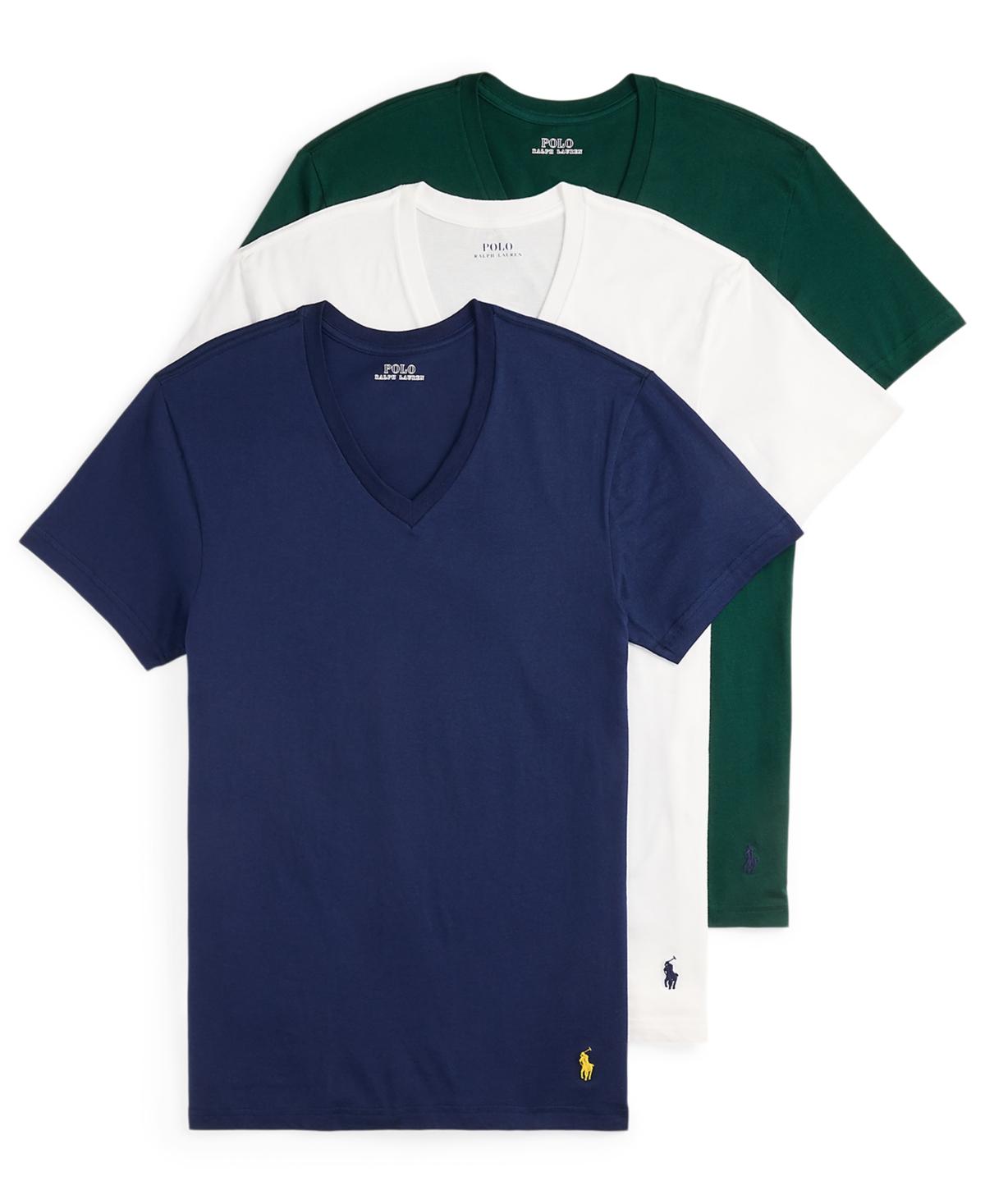 V Neck Polo Undershirts Polo Ralph Lauren Men's 3-Pack V-Neck