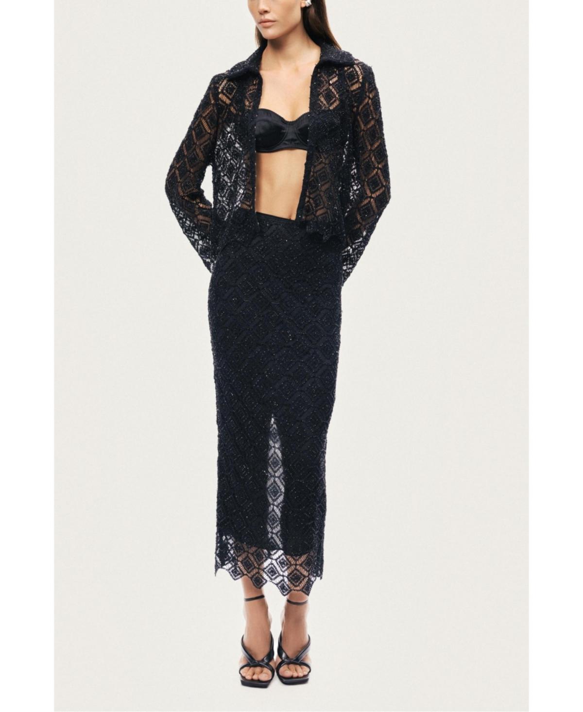 sheer black jacket for evening dress Charlize Gatsby Dress
