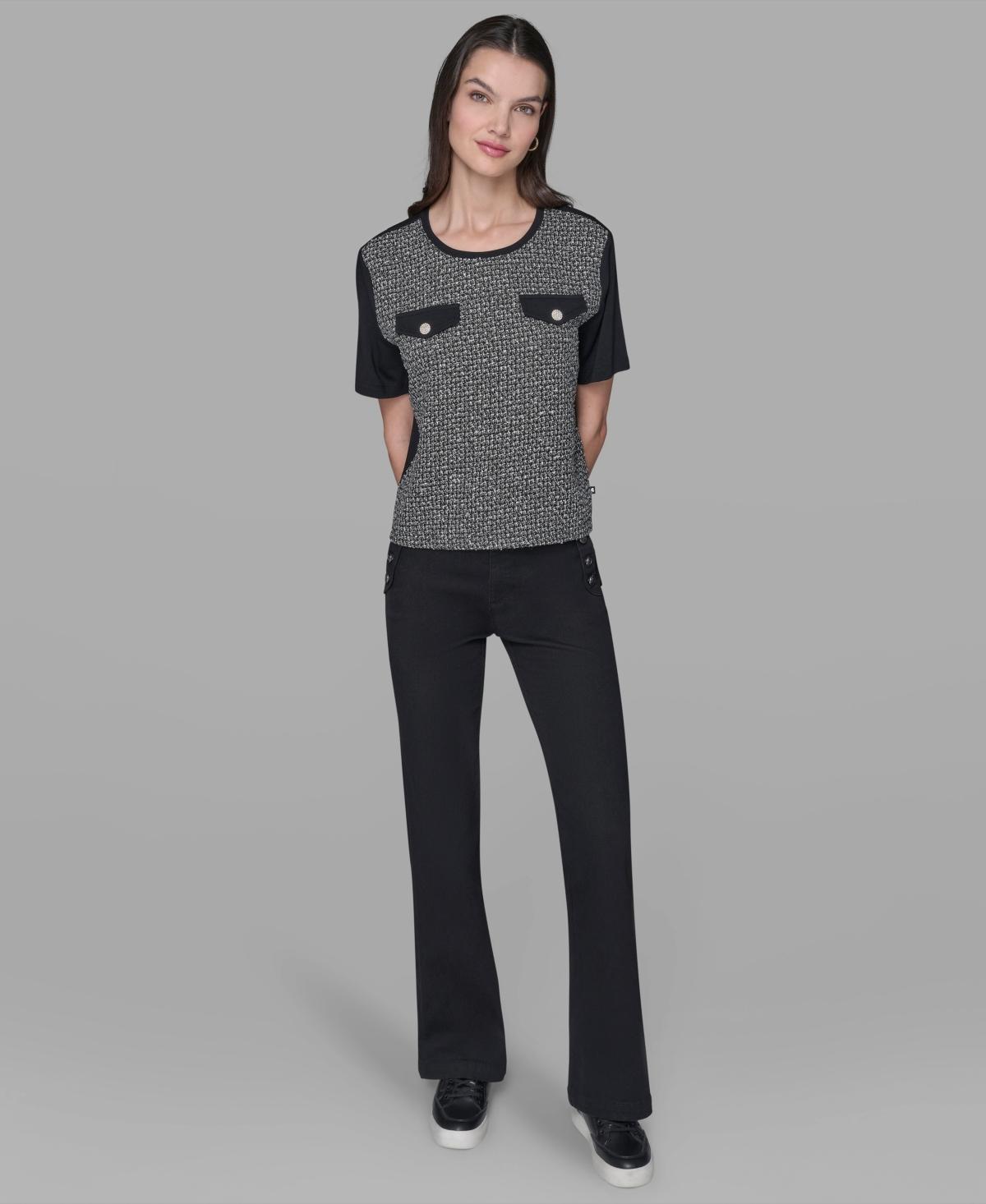 Karl Lagerfeld Short-sleeve tops for Women | Online Sale up