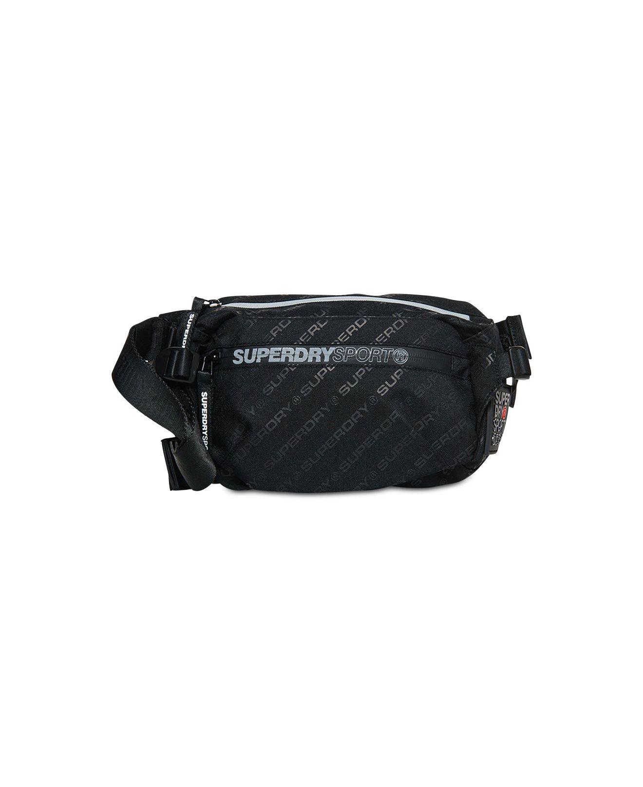 Superdry Rubber Sport Bum Bag in Black for Men | Lyst