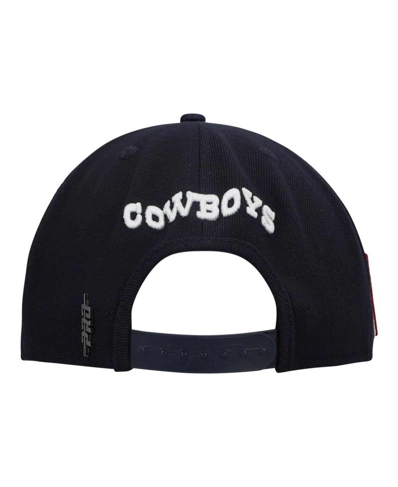 Pro Standard Navy Dallas Cowboys Super Bowl Xxvii Script Wordmark Snapback  Hat in Blue for Men