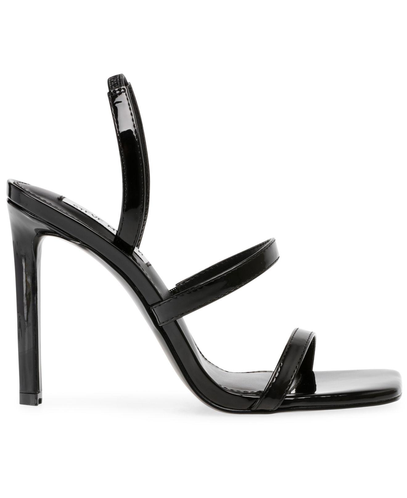 steve madden black strap sandals