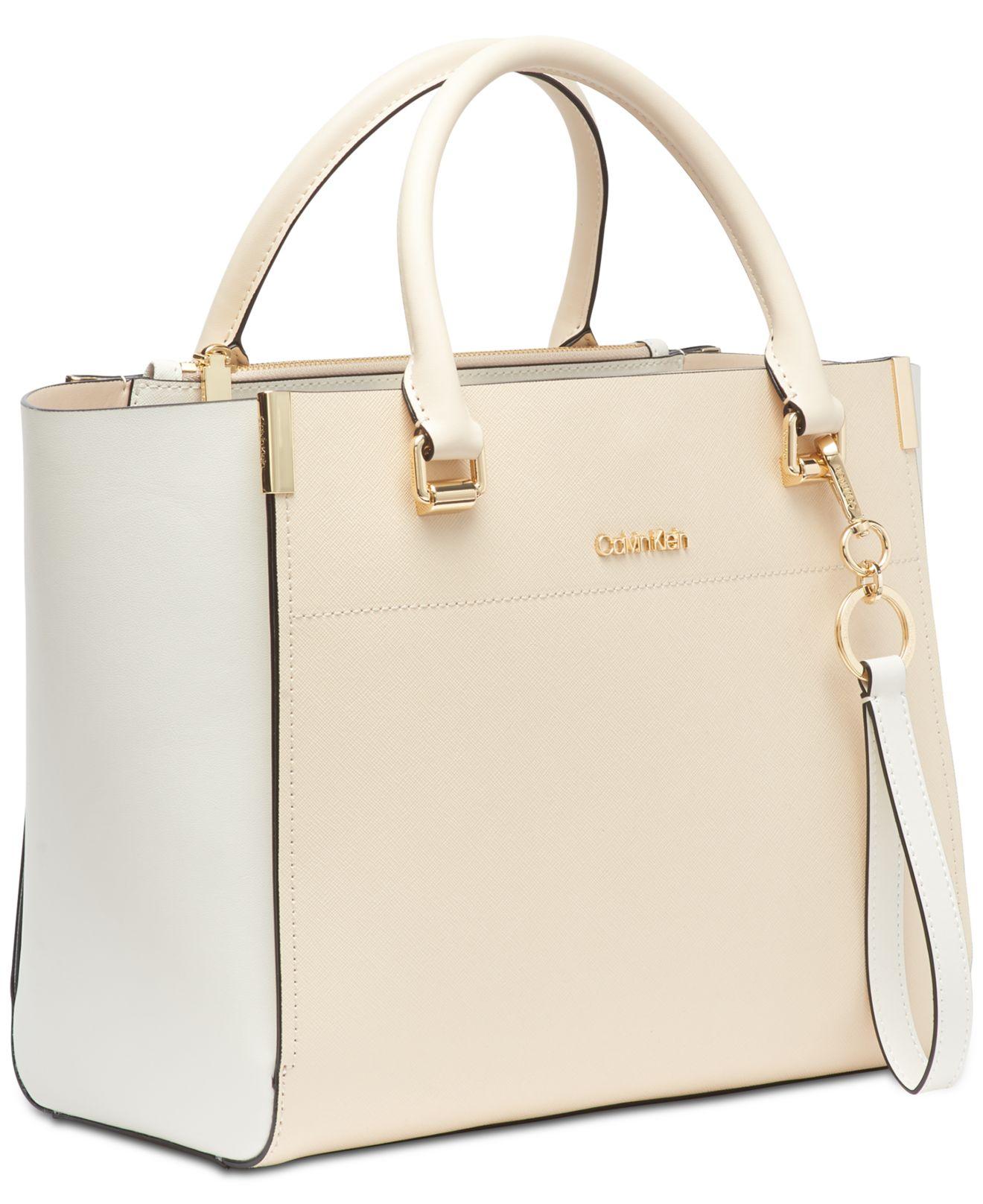 calvin klein raelynn satchel