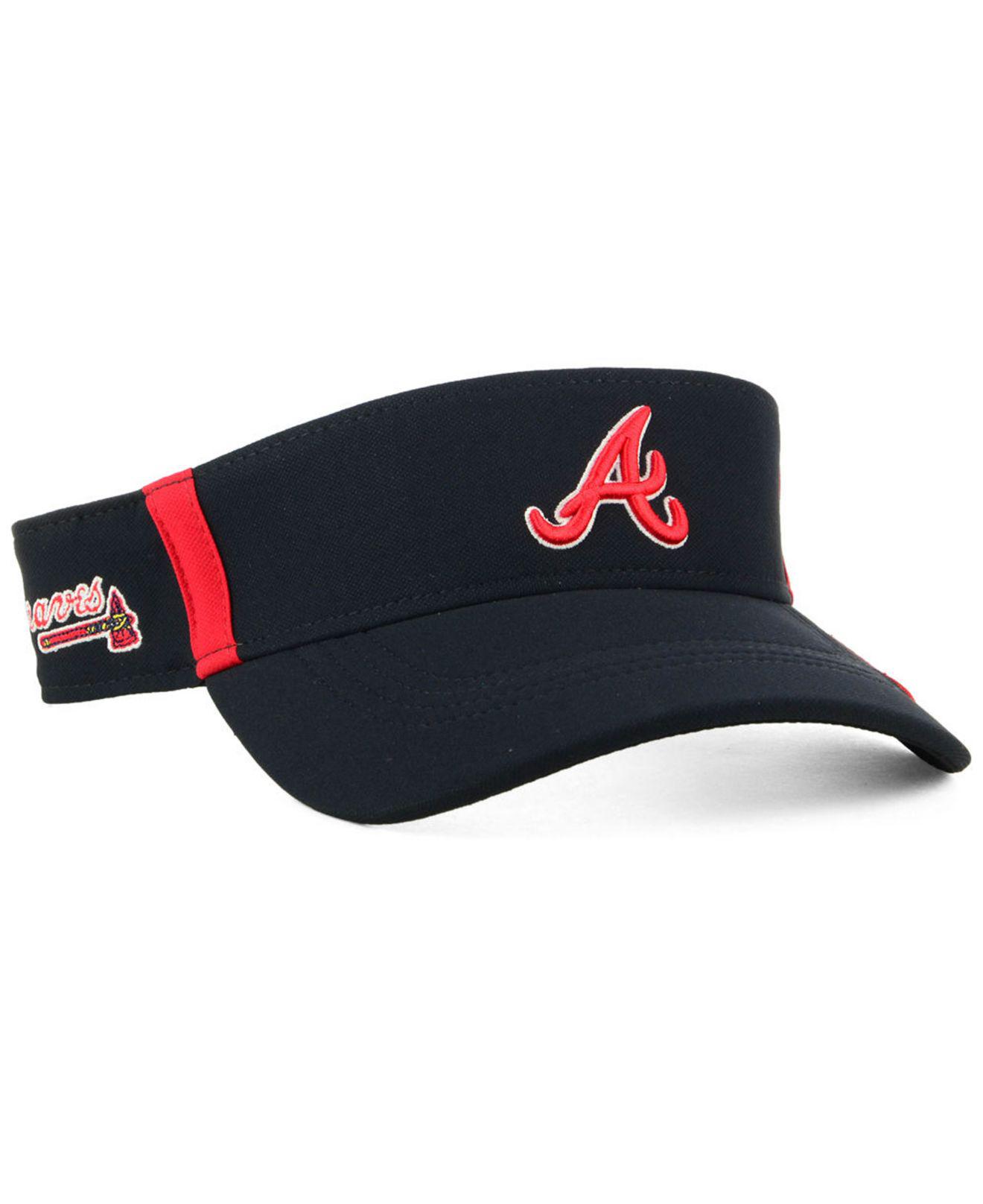 atlanta braves nike visor