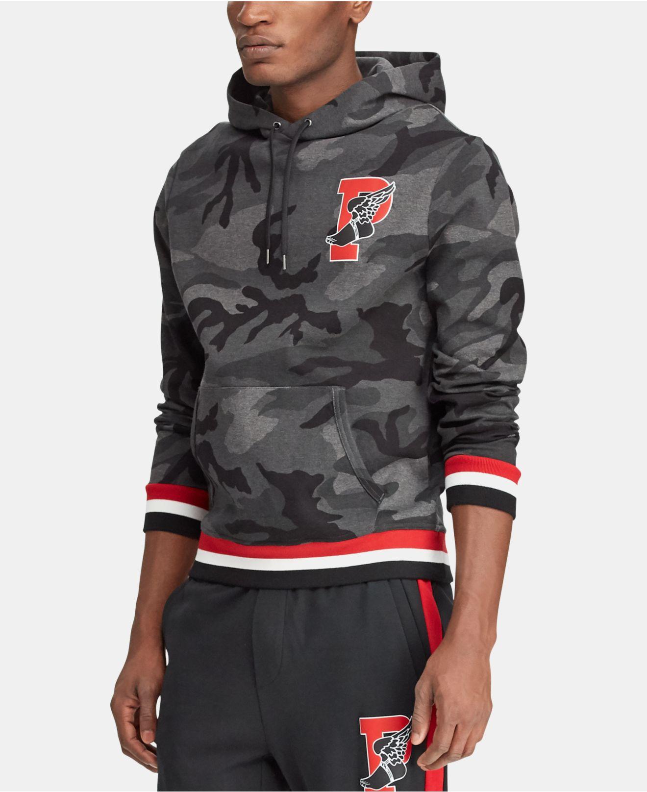 Polo Ralph Lauren Cotton Camouflage Hooded Sweatshirt in Charcoal rl Camo  (Gray) for Men - Lyst